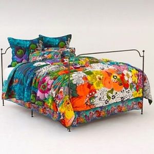 RARE Anthropologie Quilt & Shams